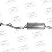 Redback Mufflers Bolt-On to suit Honda Accord 93-97 2.2 RM 4Ws Dual Outlet 1460mm Long - M4397