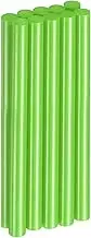 uxcell 10pcs Hot Glue Sticks 0.43" Dia x 5.91" Long EVA Mini Hot Melt Adhesive Glue Stick for Hot Melt Gun Wood Plastic Glass Flowers Fabrics Foam, Light Green