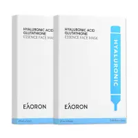 在飛比找momo購物網優惠-【Eaoron】玻尿酸穀光甘肽水光針面膜 25ml*5片裝/