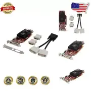 Compact Radeon 4350 512MB Graphics Card with 2x DVI-I to VGA Adapter Included