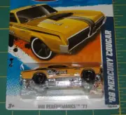 2011 Hot Wheels - '68 Mercury Cougar - EDELBROCK - Yellow Kmart Exclusive