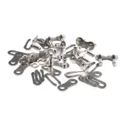 ⚡10pcs Bike Steel Bicycle Chain Single Speed Quick Master Links Joint Connector