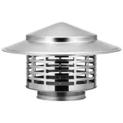 Black Stove Pipe Umbrella Chimney Rain Hat Shield Flue Cover Exhaust Cap Vent