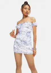 [Dolls Kill] Cherub Mesh Gaina Mini Dress