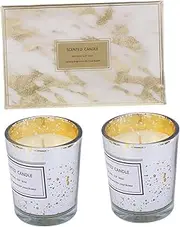 VALICLUD 2 Pack Aromatherapy Candles Fragrant Scented Candles for Spa Relaxation Present Box