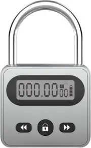 Metal Timer Lock Stainless Steel Multi-Function Intelligent Padlock Backlit Disp