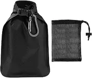 Travel Soap Bag, Nylon Soap Pouch with Foaming Net and Hanging Hook Soap Holder Travel Black Portable Travel Soap Container Soap Case for Soap Bars for Travel Lover