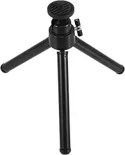 Mobile Phone Tripod Stand Smartphones Cell Phone Mini Phone Magnetic Selfie Stick Phone Travel Tripod Phone Stand for Video Recording Selfie Stick for Camera Black Aluminum Alloy
