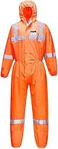 Portwest VisTex SMS Coverall Type 5/6, Color: Orange, Size: XXXL, ST36ORRXXXL
