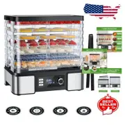 Premium Stainless Steel Food Dehydrator - 7 Adjustable Trays for Jerky and More