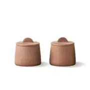 New in Box Citrine Canyon Collection By Magenta Spice Jars Set Of Two