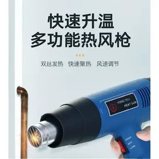 【自由品牌二段式熱風槍】 工業吹風機 熱風機 風槍 熱縮膜 五金 110V 高功率 1500W 可調溫 保固 一年換新