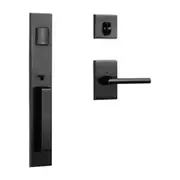 N2lok Agrigento Door Handle Single Cylinder Straight Lever Entrance