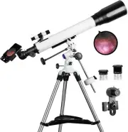 Astronomy Telescope 70mm Az 700mm Refractor, Compact/Portable (NEW)