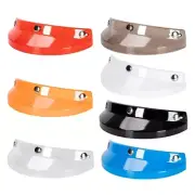 3 Snap-Button Shield Lens Up Wind Shield for Motorbike Helmet