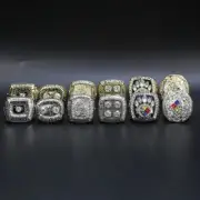 Pittsburgh Steelers NFL championship ring set Inc display box In Silver or gold