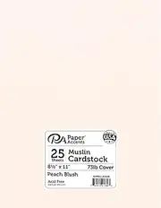 PA Paper Accents ADP8511-25.8148 Muslin 8.5x11 Peach Blush