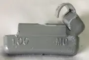Lead clip-on weight 1.00 oz style: (MCC100, 25 pieces) painted