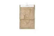 J.Elliot Home Home 2000GSM 2 Pce Dawson 100% Cotton Bath Mat Set Sand