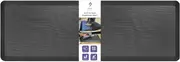 Posh Anti-Fatigue Floor Mat – 3/4 Inch Thick Memory Foam, Non-Slip Ergonomic Mat for Standing Desks, Kitchens & Garages | Waterproof, Stain-Resistant Pain Relief for Feet, Legs & Back (70"L X 24"W, Black