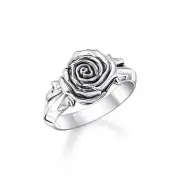 Genuine THOMAS SABO Midnight Rose ring