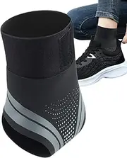Sports Ankle Brace | Ankle Support Wrap For Wen - Elastic Adjustable Sports Compression Sleeves For Badminton, Hiking, Running, Outdoor