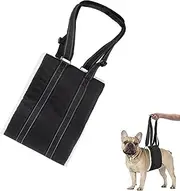 Roczential Dog Lift Support Harness Portable Sling for Support to Help Dogs Rear Rehabilitation and Disable Injured Elderly Pet - Helps Dog with Weak Front Or Rear Legs Walk (Black,Small)