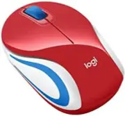 Logitech M187rRD Wireless PC Mini Mouse Red Free Ship w/Tracking# New from Japan