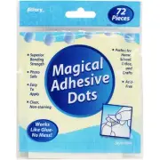6 Pack Allary Magical Adhesive Dots 72/Pkg-.5"X.5" 846-1
