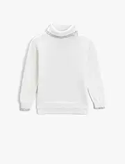 [Koton] Girls's Turtleneck Knit Sweater Pullover