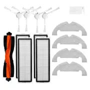 For Robot Vacuum X10 Robot Vacuum Cleaner Parts Replacement Main Side Brush Hepa Filter Mop Cloth
