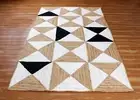 Rug Jute Rectangle 100% Handmade Carpet Runner Braided Style Designer Area Rug