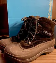 COLUMBIA CASCADIAN SUMMIT 2 MEN'S Cordovan Winter Boots Size 12, #BM1226-010