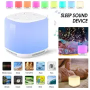 White Noise Sound Machine Sleep Therapy 34 Soothing Sound USB Sleeping Aid Timer