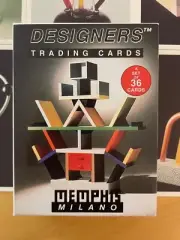 Vintage Memphis Milano Post Modern Designers Trading Cards by Acme Studios