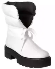 Stuart Weitzman N6939 Womens White Tyler UltraLift Booties Size US 8B EU 38.5