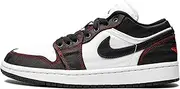 [Nike] Women's Jordan 1 Low SE Utility White/Black-Gym Red (DD9337 106) - 6