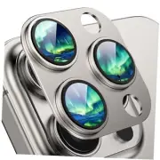 Compatible with Camera Lens Protector,[Shatterproof] iPhone 15 Pro Max Titanium