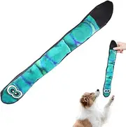 Plush Dog Chewing Toy, Snake Toy, Plush Dog Squeaky Puppy Toy - Long Blue and Green Pet Snake Toy, Rainbow Pet Toy for Medium and Large Dogs