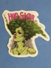 Beer STICKER ~ SADDLE MOUNTAIN Brewing Co Hop Snob IPA ~ Goodyear, ARIZONA