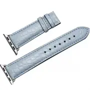 Top Grade Alligator Skin Apple Watch iWatch Band 38mm 40mm 42mm 44mm Compatible