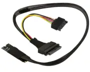 Converter Adaptor U2 U3 68Pin SFF-8639 For M2 Pcie M Key Cordon 50cm