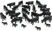 ERTL Black Angus Cows (Pkg. of 25) 1:64 Scale by