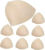 [Yardenfun] 4 Pack Bra Inserts Pads Reusable Breast Pads Push up Effect for a Cup Comfortable Lightweight for Travel