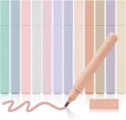 colpart Highlighters Pastel Aesthetic Highlighters Cute Highlighter 12 Colors Bible Pens No Bleed With Soft Tip Aesthetic Pens Markers Kawaii Stationary For Students School Office Supplies