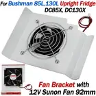 For Bushman 85L / 130L DC85X DC130X Upright Fridge Fan Bracket with 12V Fan 92mm