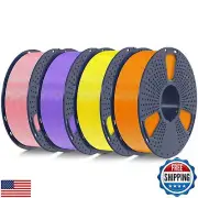 SUNLU PLA+2.0 3D Printer Filament Bundle, 4KG Upgrade PLA+ Filament 1.75mm, T