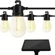 Deck Impressions 15-ct. Solar String Light, LED Bulbs with Dual Mounting Option