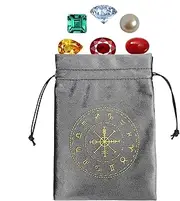 Tarot Bags and Pouches - Makeup Holder Bags | Drawstring Pouch for Tarot Deck Storage, Jewelry Storage Bag, Small Playing Card Holder Bags