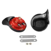 2PCS Dual-tone Snail Horn Loud Electric Air Trumpet 105 dB For Car Accessorier